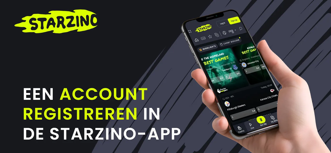 Starzhino mobiele app voor sportweddenschappen