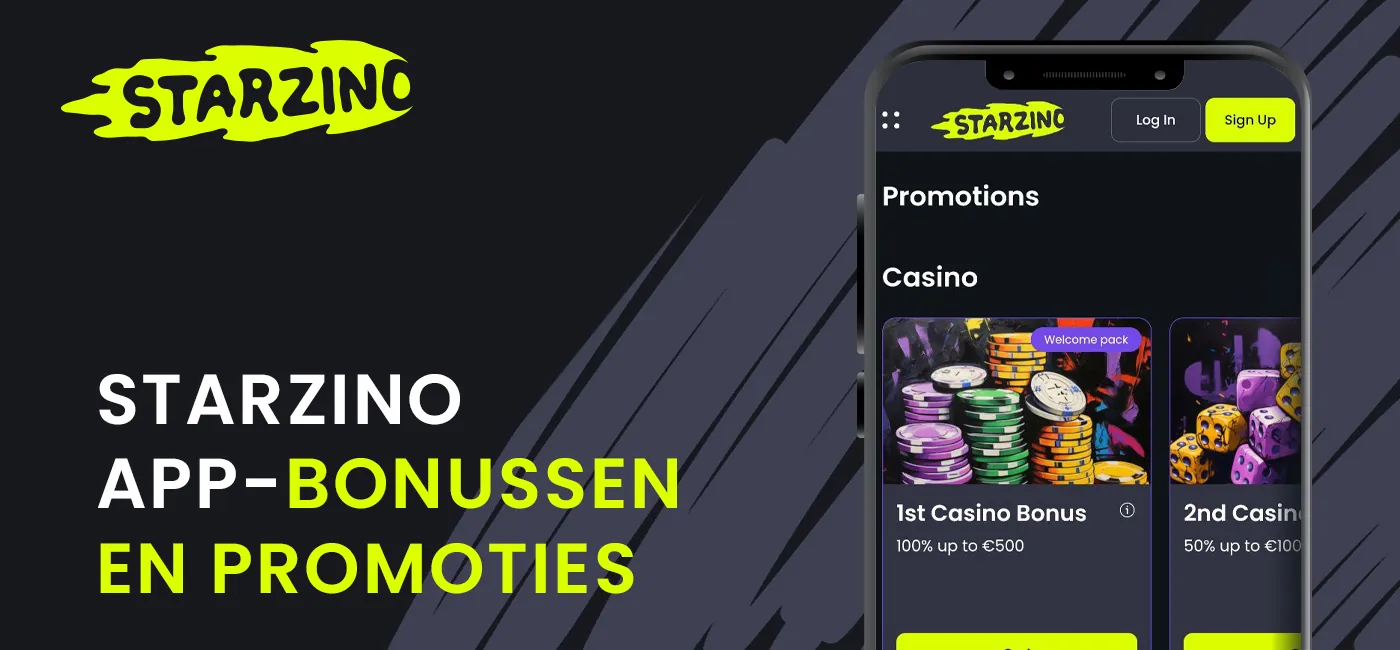 Promoties en bonussen beschikbaar op Starzhino Nederland app