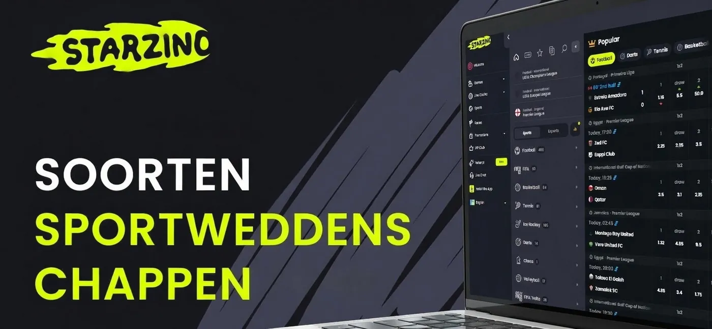 Sporten beschikbaar voor weddenschappen op de Starzino online platform website